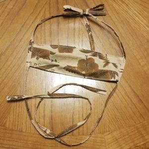 Retro Hawaiian face mask